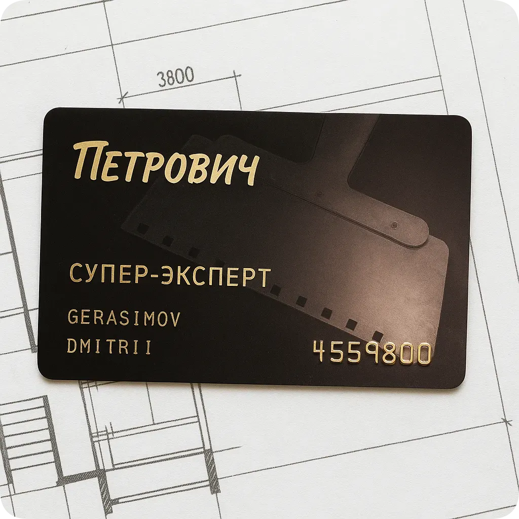 Золотая карта Петрович Супер-Эксперт — максимальная скидка на стройматериалы